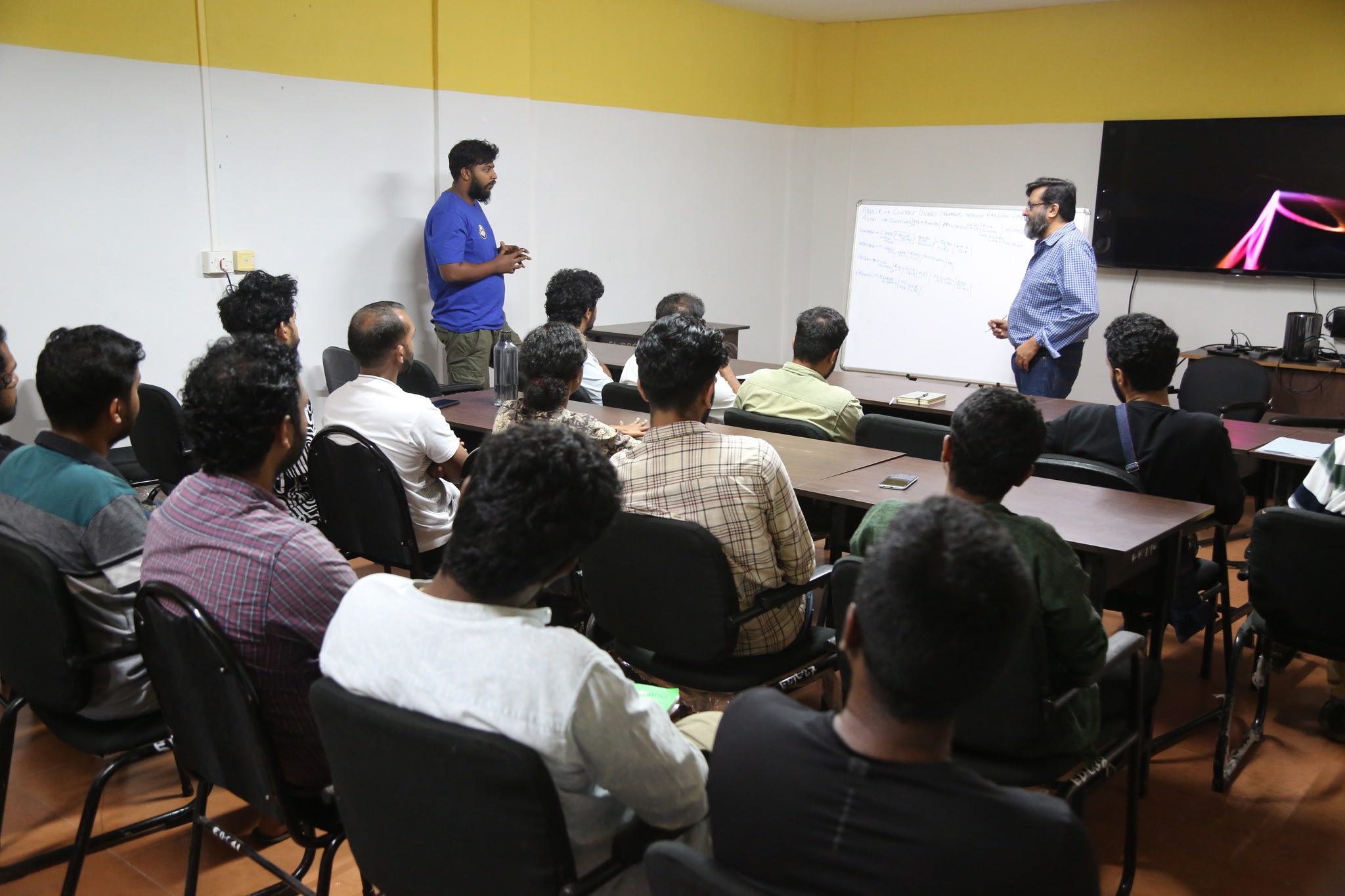 Documentary Workshop with filmmaker Pankaj Rishi Kumar for 2022 Batch Editing students (Semester 4)