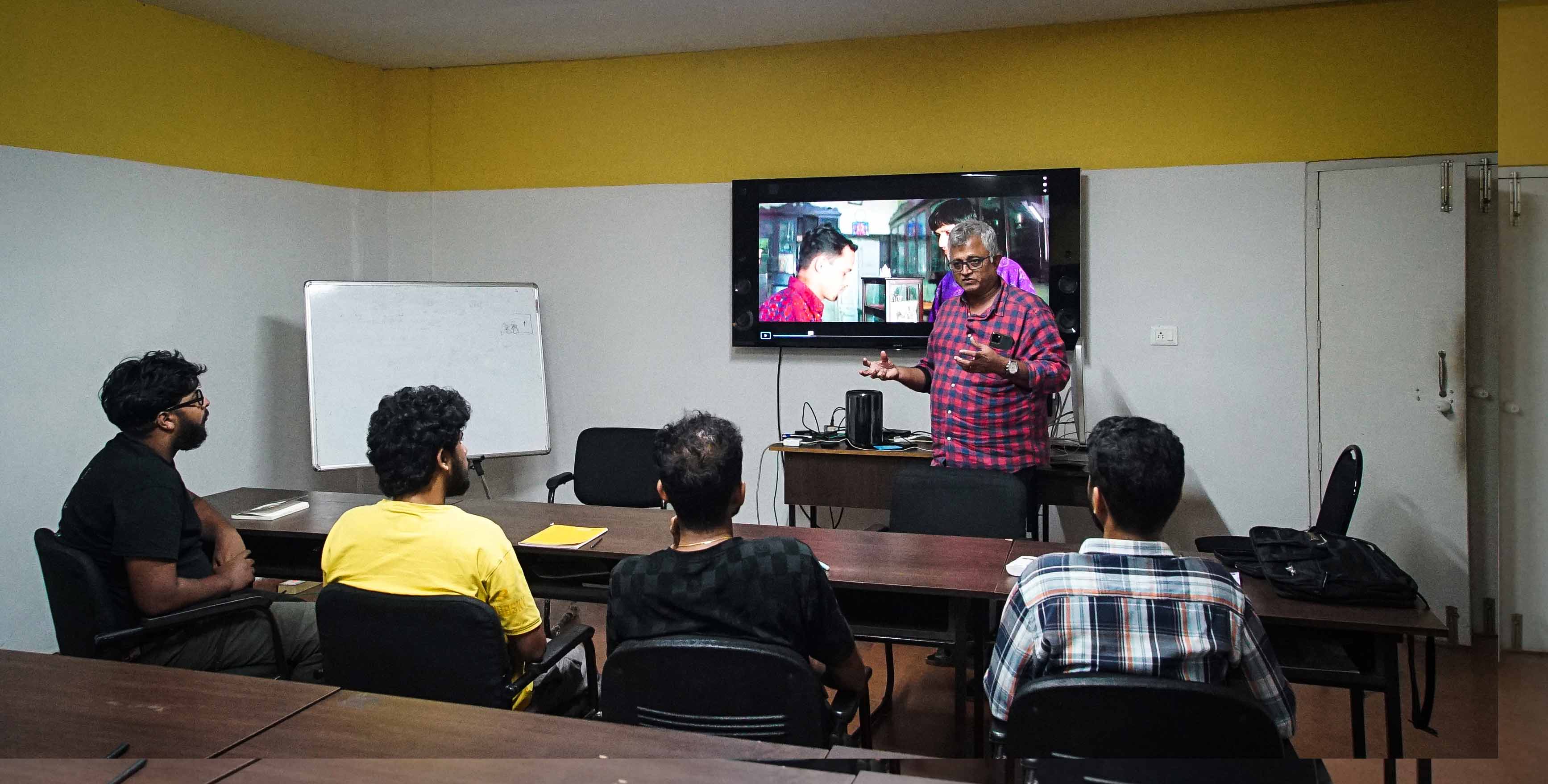 Master Workshop for the 2022 Editing Batch by Eminent Film Editor Suresh Pai